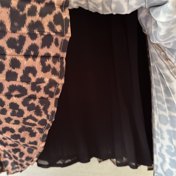Les Coyotes de Paris pleated leopard skirt, NWT - Picture 4 of 8